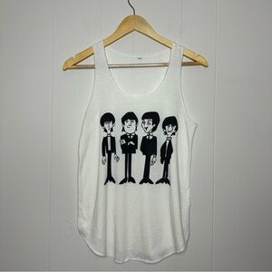 Vintage Tank Top The Beatles 1960s Saturday morning cartoon series Size S unisex